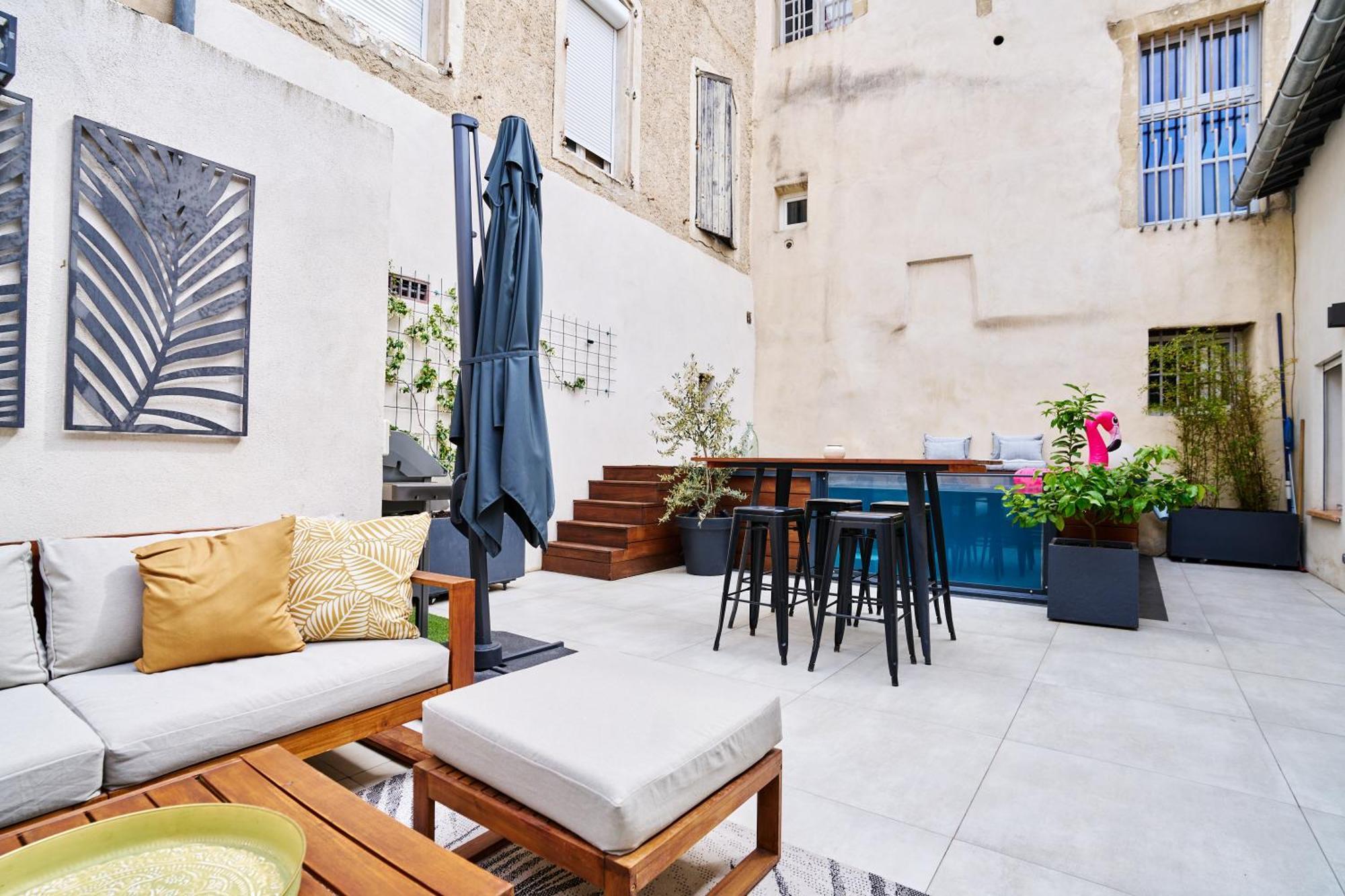 Maison De Ville Moderne Climatisee Avec Piscine Morieres-les-Avignon Esterno foto